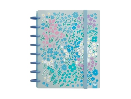 Caderno Ingeniox A5 Pautado 100Fl Ldt Edition #3 C/Elastico Azul 66016081
