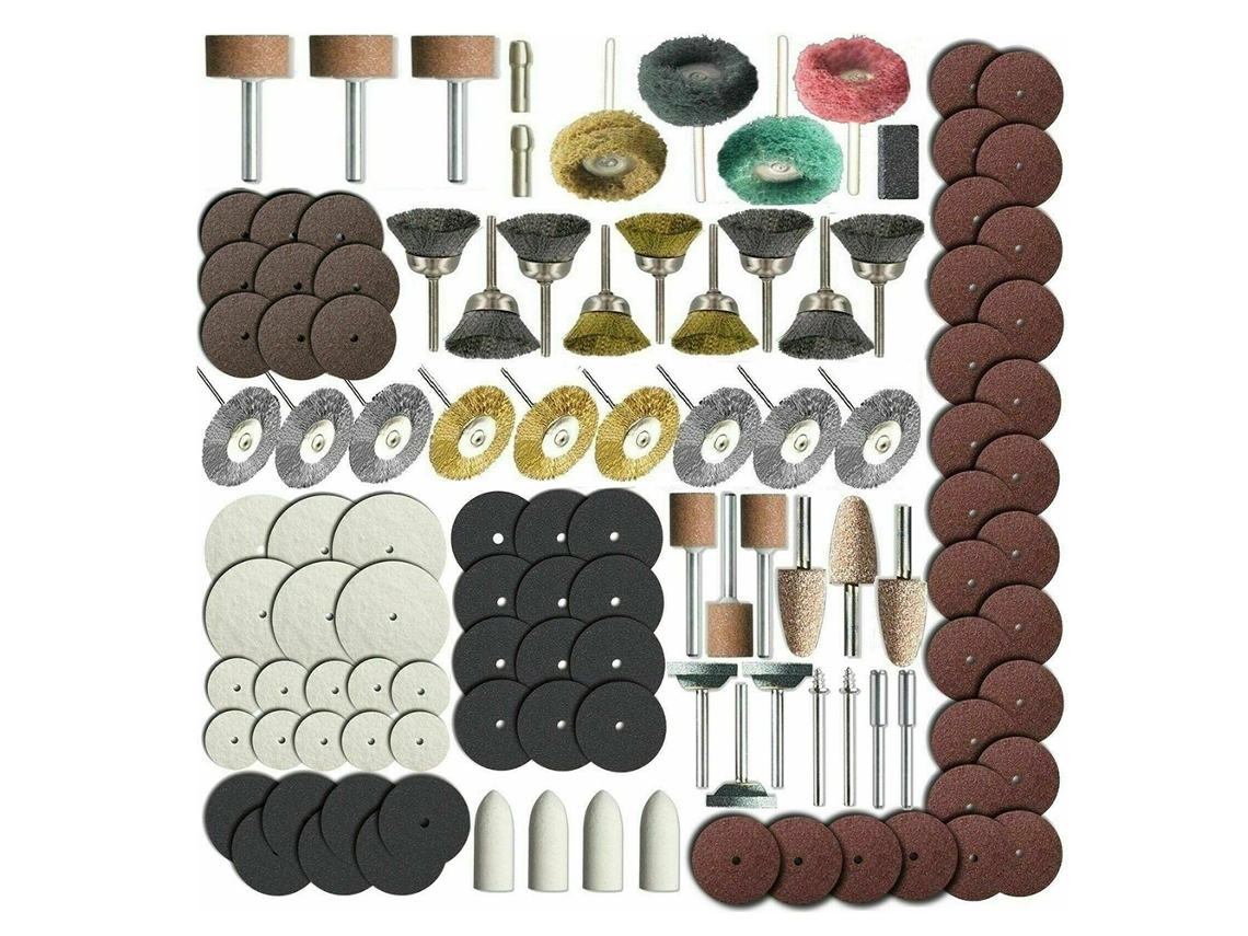 337pcs Acessórios de Ferramenta Rotativa para Polimento S/MARCA