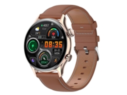 Relógio Inteligente Hk8pro Com Tela Amoled De 1,36 Polegadas, Pulseira De Couro, Compatível Com Nfc E Monitoramento De Oxigênio No Sangue.