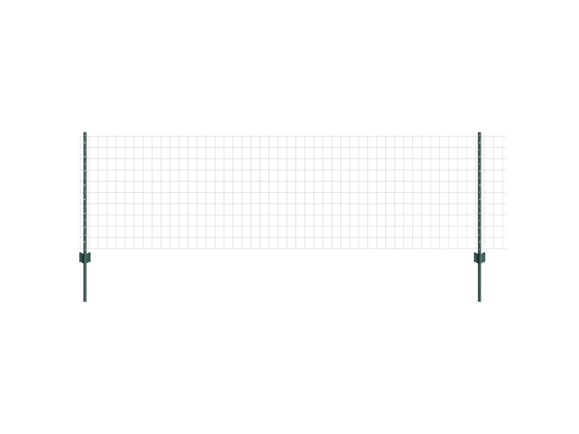 Conjunto 1 Barreira Externa Vidaxl Verde Aço (25 X 0,8 M)