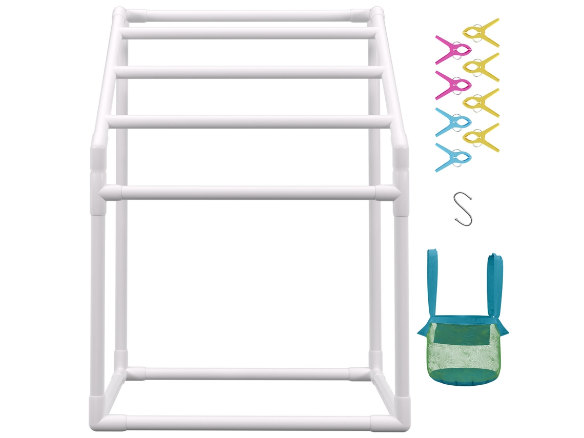 Toalheiro De Piscina Trapezoidal Independente Branco Succebuy Com 5 Barras
