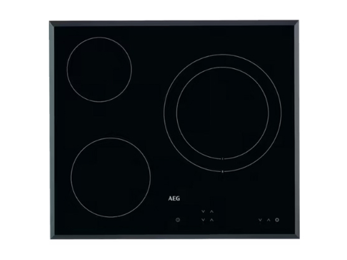 Placa vitrocerâmica AEG HK623021FB (Elétrica - 56 cm - Preto)
