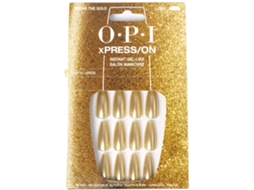 Opi Xpress/on Unhas Artificiais Nail Art break The Gold Opi