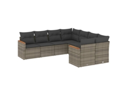 Garden Sofa Set, Garden Sofa Sets Vidaxl Cinzeto Rattan / Vime (n/a)
