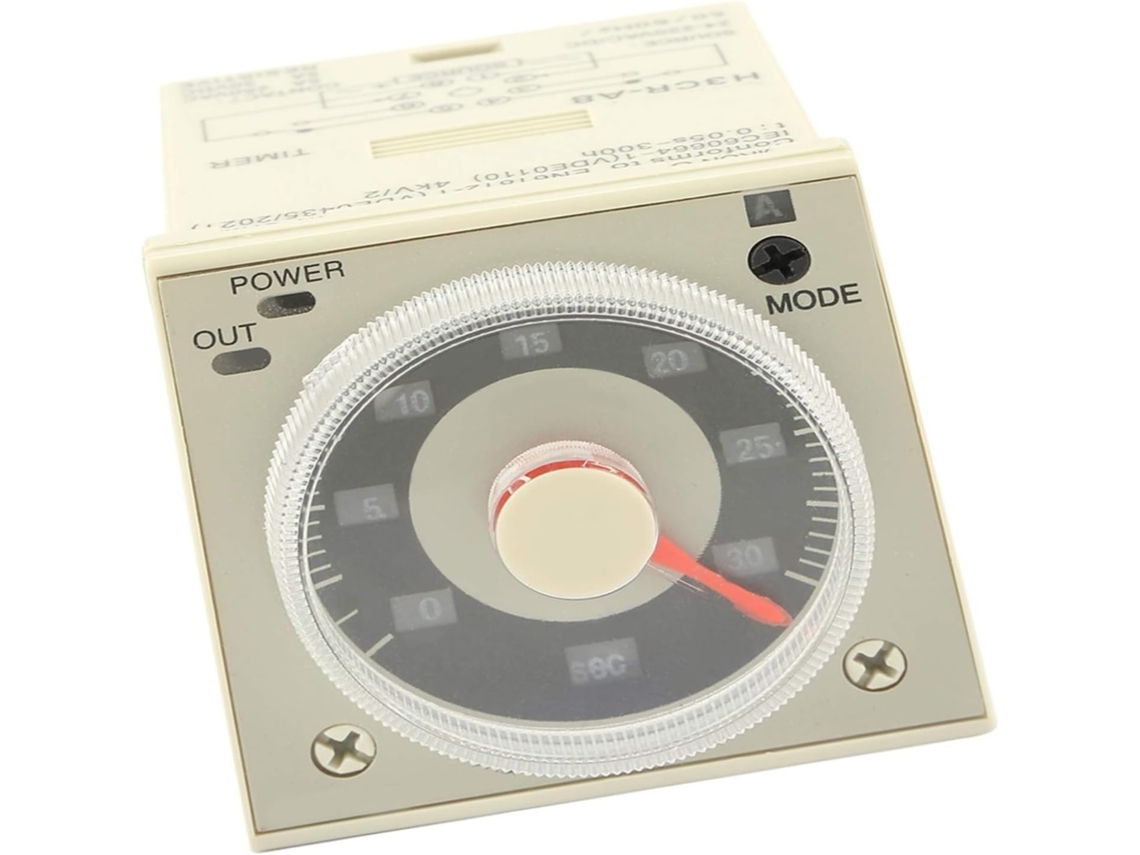 Relé Temporizador H3cr-a8 1.2s-300h Com Botão De 8 Pinos 100-240v Ac