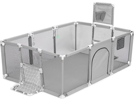 Parque  IS-P4-12 Baby Playpen (Cinzento - 190x129x66 cm)