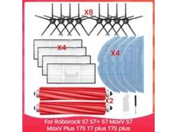 Kit De Acessórios Para Aspirador De Pó Robô S7 S7 S7 Maxv, S7 Maxv Plus T7s T7 Plus T7s Plus, Escova, Filtro, Esfregões Brilvibera