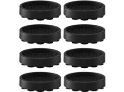 Conjunto De 8 Pés Antiderrapantes Redondos Para Móveis, Resistentes A