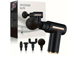 (preto) Massageador Portátil De Fáscia E Músculos, Inclui Bateria.