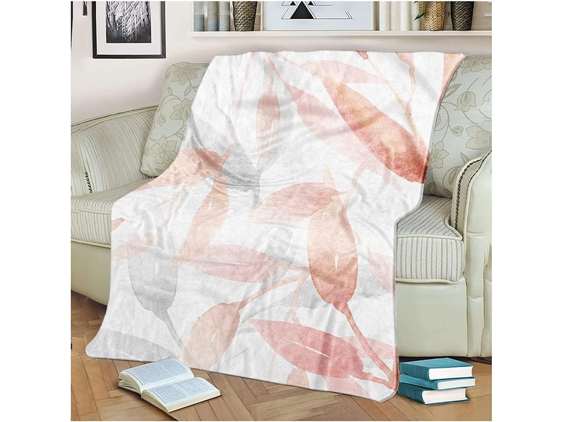 Manta de Verão Macia e Fofa Fansu em Flanela Microfibra 3d para Sofá Cama Mantém o Corpo Aquecido no Inverno a