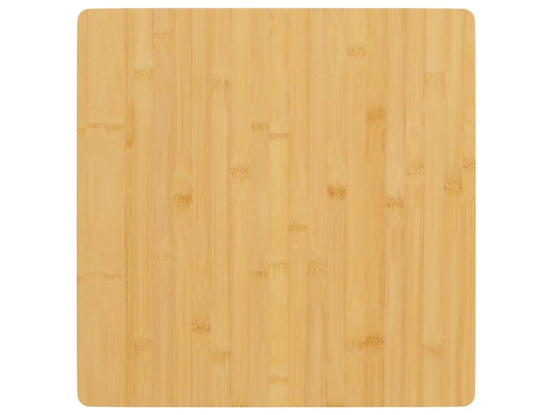 Vidaxl Tampo De Mesa 60x60x4 Cm Bambu