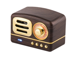 Colunas Bluetooth VEANXIN H73 Marrom