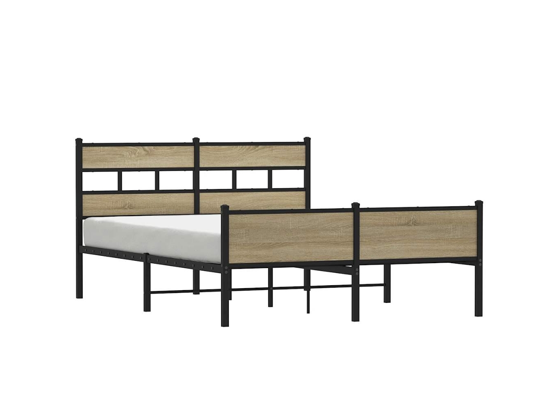 Bed Frame, Bed Frames Vidaxl Marrom Madeira De Pinho (160 X 200 Cm)