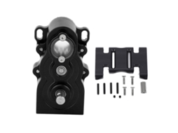 Mali caixa de Engrenagens Rc de Alumínio Cnc Vertical D1rc para Carro Controle Remoto Scx10 1/10 Peças de Upgrade Preto