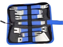 Kit Para Remoção De Acabamento De Porta Automotiva Com Alavanca Extratora