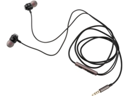 Fones De Ouvido Com Conector 3,5 Mm, Cabo 1,2 M E Fixação Para
