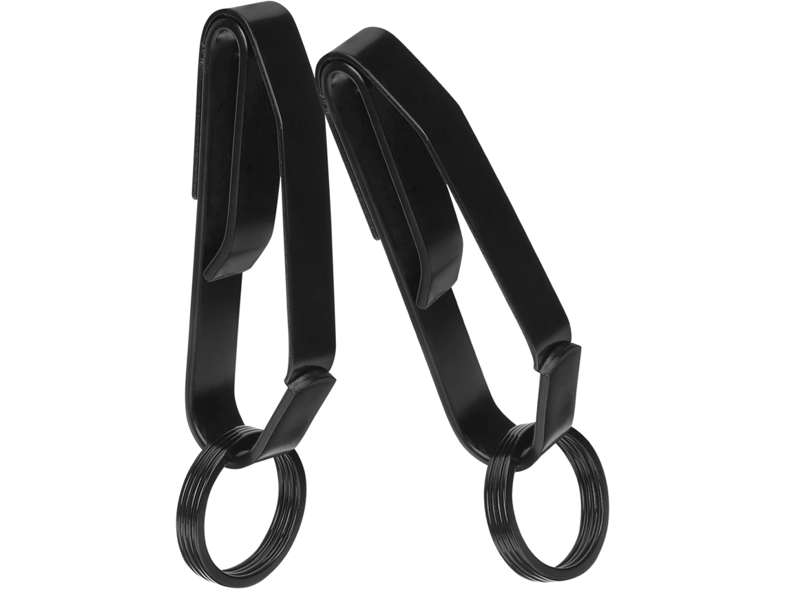 2 Peças Chaveiro Aberto Na Frente, Chaveiro Dividido, Clipe Para Cinto, Prendedores De Chave, Suporte De Liberação Rápida Personalizado Gokoco