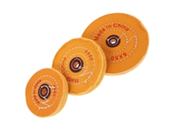 Conjunto De 3 Discos Polimento Para Esmerilhadeira Bancada, Haste De 12mm, Tamanhos De 4, 5e 6 Polegadas, Para Joias E