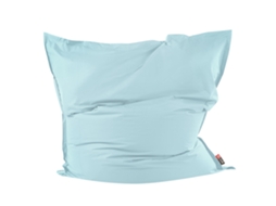 Pufe BELIANI Fuzzy De Nylon Azul Claro 180x230x20