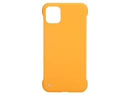 Aetheria capa de Telefone Iphone 11 de Plástico Pc Duro Fosco Amigável À Pele Cor Amarelo Laranja