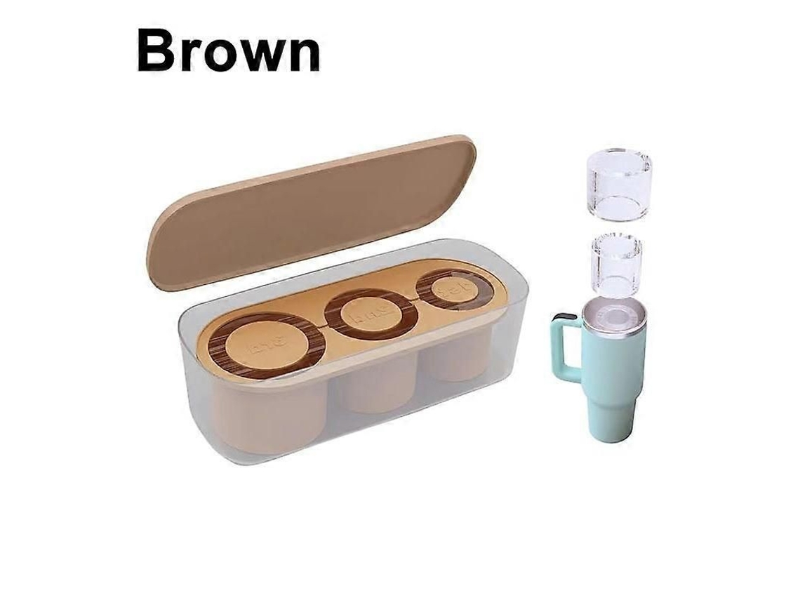 Forma de Gelo Silicone Cilíndrica com Tampa, Nova Line