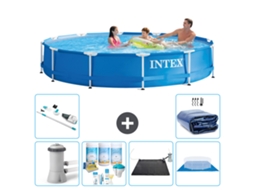 Intex Piscina Com Estrutura Redonda - 366x76 Cm - 7-peças S20479