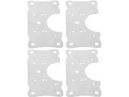 Kit De Reparo Dobradiças Aço Inoxidável Para Armários, 4 Peças Com Parafusos, Para Portas De Armários Cozinha E