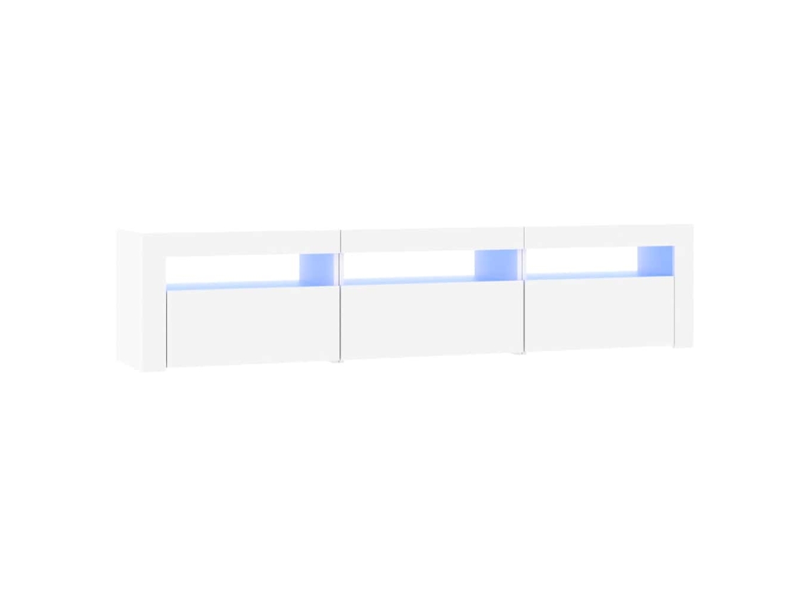 Móvel para TV com luzes LED 180x35x40 cm Branco MAISON EXCLUSIVE