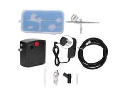 Kit De Compressor De Aerógrafo Mini T100k Set De Aerógrafo Para Pintura Corporal Y Tatuajes