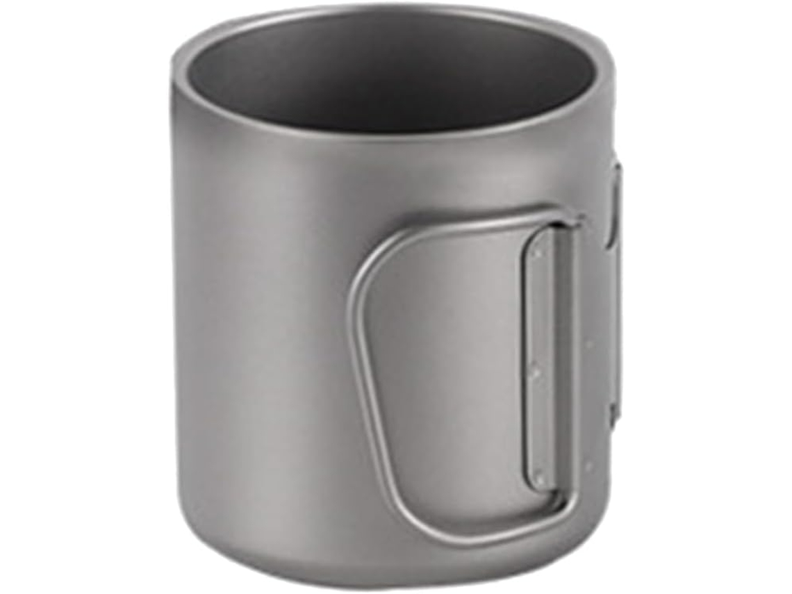 Caneca De Café De Parede Dupla Em Titânio, 350ml, Ideal Para Café E Chá, Perfeita Para Atividades Ao Gokoco