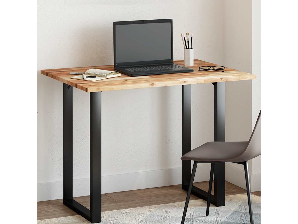 Tampo De Mesa | Tampo De Secretária | Superfície Da Mesa Retangular 120x70x2 Cm Madeira De Acácia Maciça