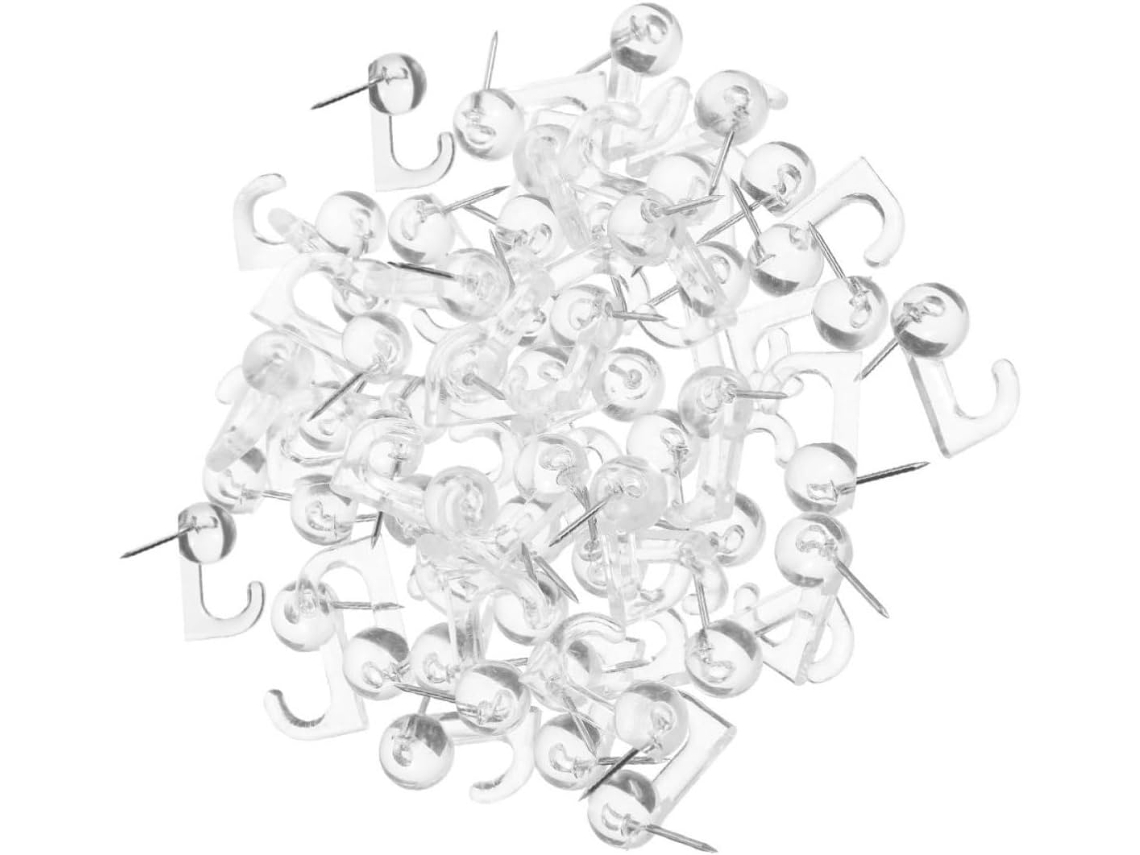Tachinhas Decorativas Stobaza, Com Função Fixação Para Quadros Cortiça, Embalagem Com 100 Unidades, Em Plástico E Aço
