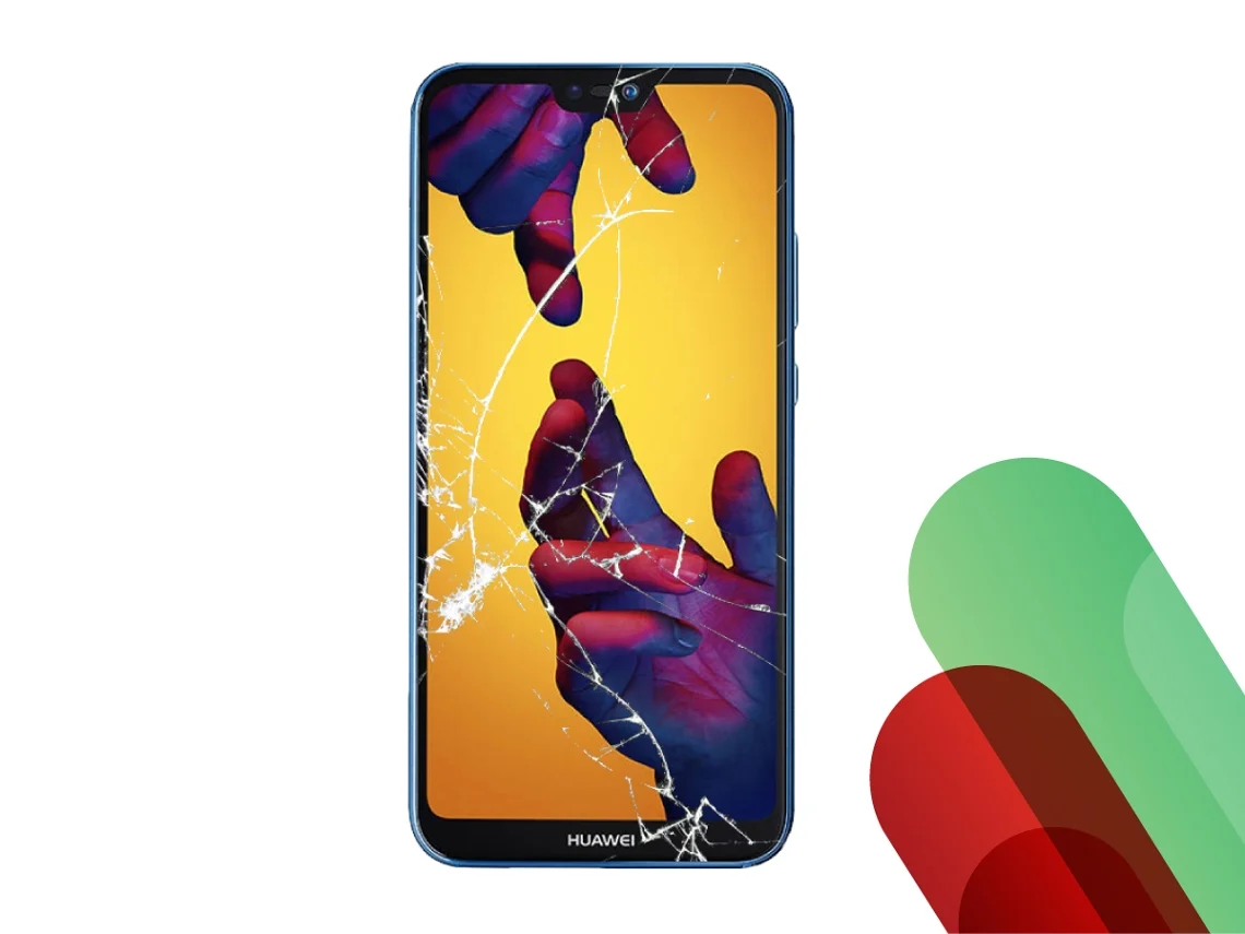 Substituição de Ecrã Huawei P20 Lite Dourado