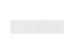 Conjunto 1 Cortina De Renda Vidaxl Branco Poliéster (120 X 600 Cm)