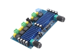 Laxiscreed Power Amplificador 2.1 Canais Com Chip Tpa3116 Para Áudio Hi-fi De Alta Qualidade