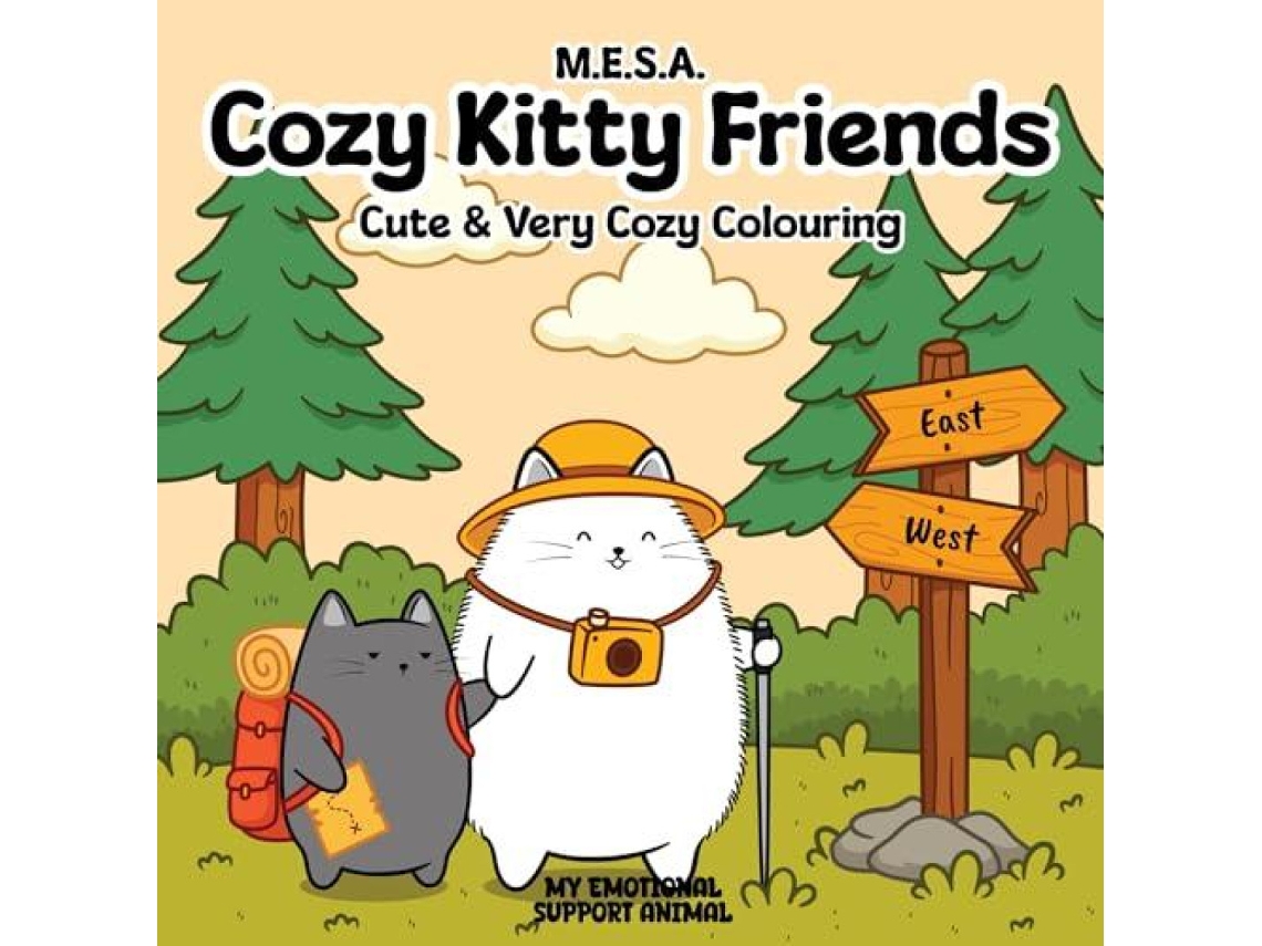 Livro M.E.S.A - Cozy Kitty Friends de MESA (Inglês)