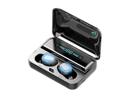 Fones De Ouvido Intra-auriculares F9-5 True Wireless Stereo Bluetooth 5.0, Sem Fio, Resistentes Ao Desgaste, Som Hifi, Preto