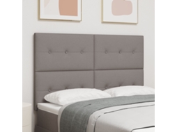 Cabeceira Com Botões Em Tecido Taupe 160 Cm Wsd78979 Lovely Home