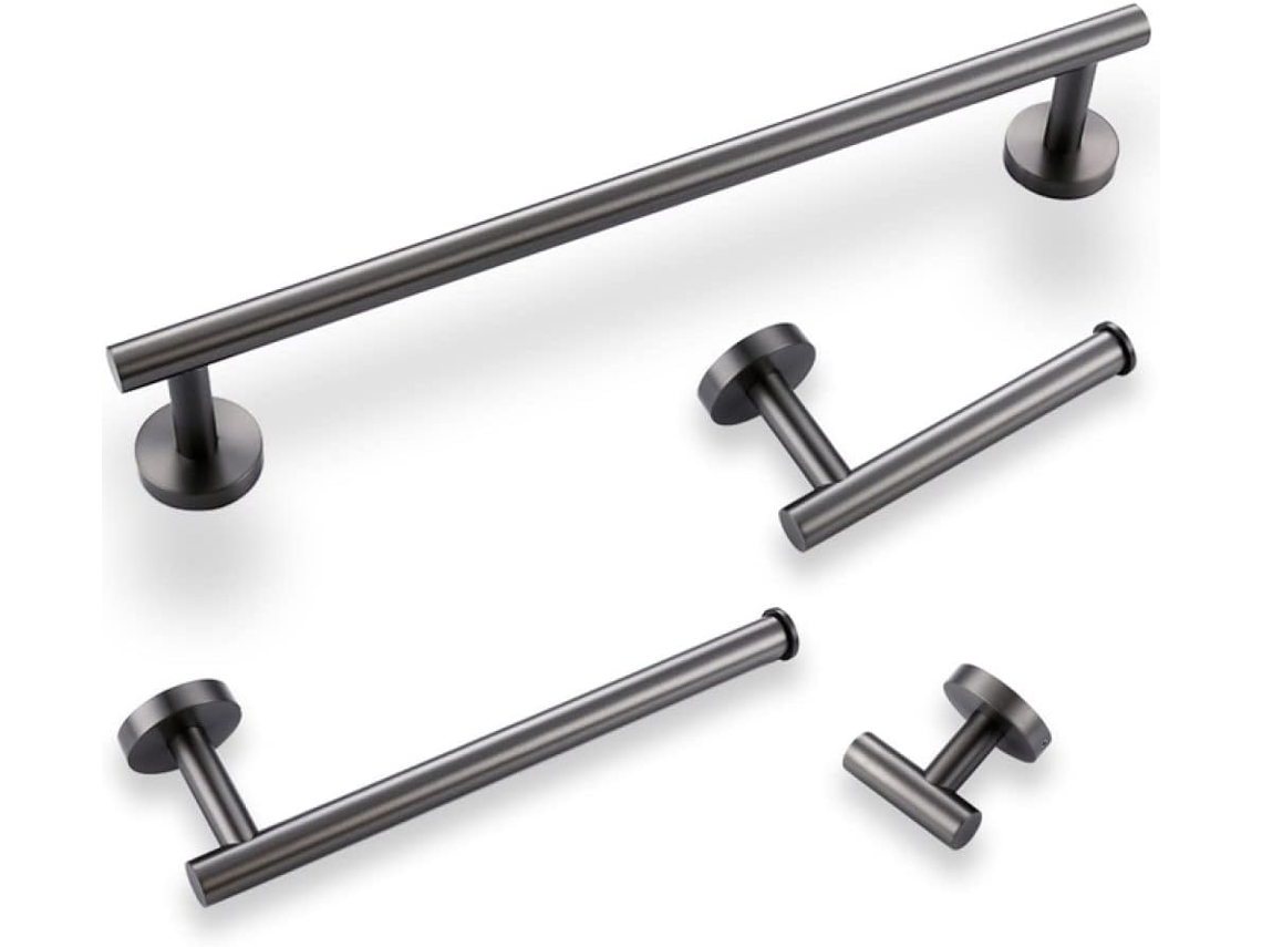 Suporte Para Toalhas De Aço Inoxidável, Suporte Para Papel Toalha, 4 Unidades.