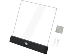 Luminária De Leitura Usb Com Iluminação Uniforme, Ideal Para Viajantes E Estudantes, Modelo Compacto