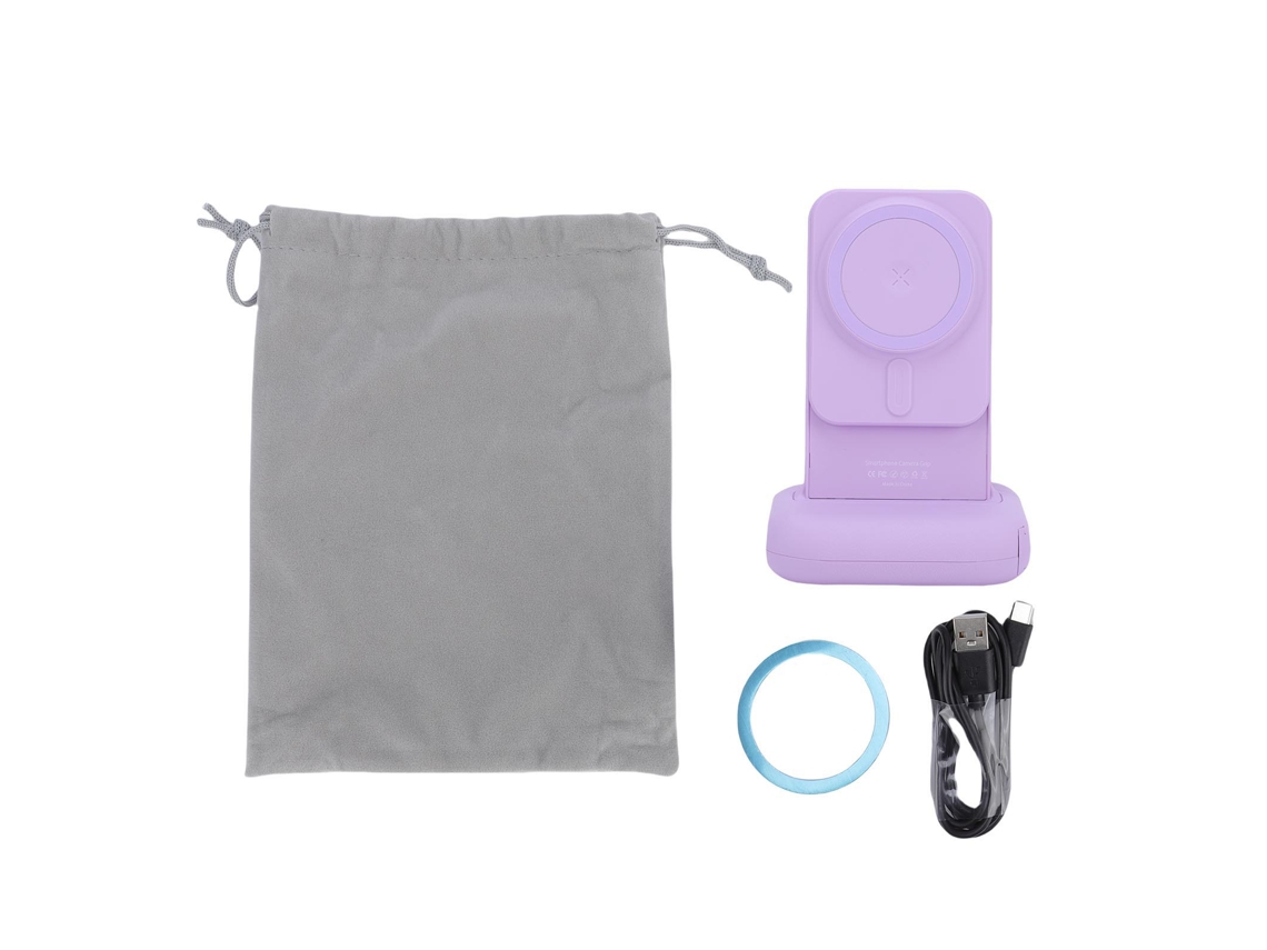 Tripé de selfie para telefone EOOCOO com fixação magnética e controle remoto Bluetooth