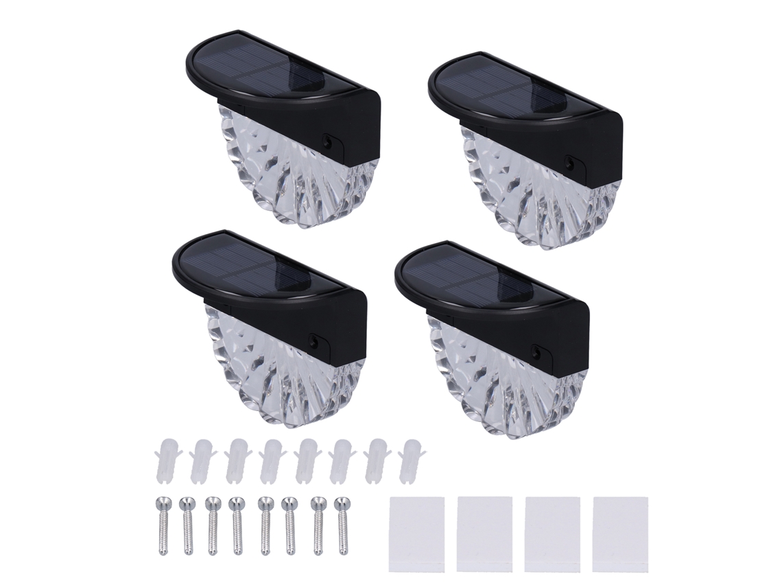 2pcs Lâmpadas Solares 50W com 117 LEDs Sensor IP65 para Rua Jardim Pátio S/MARCA