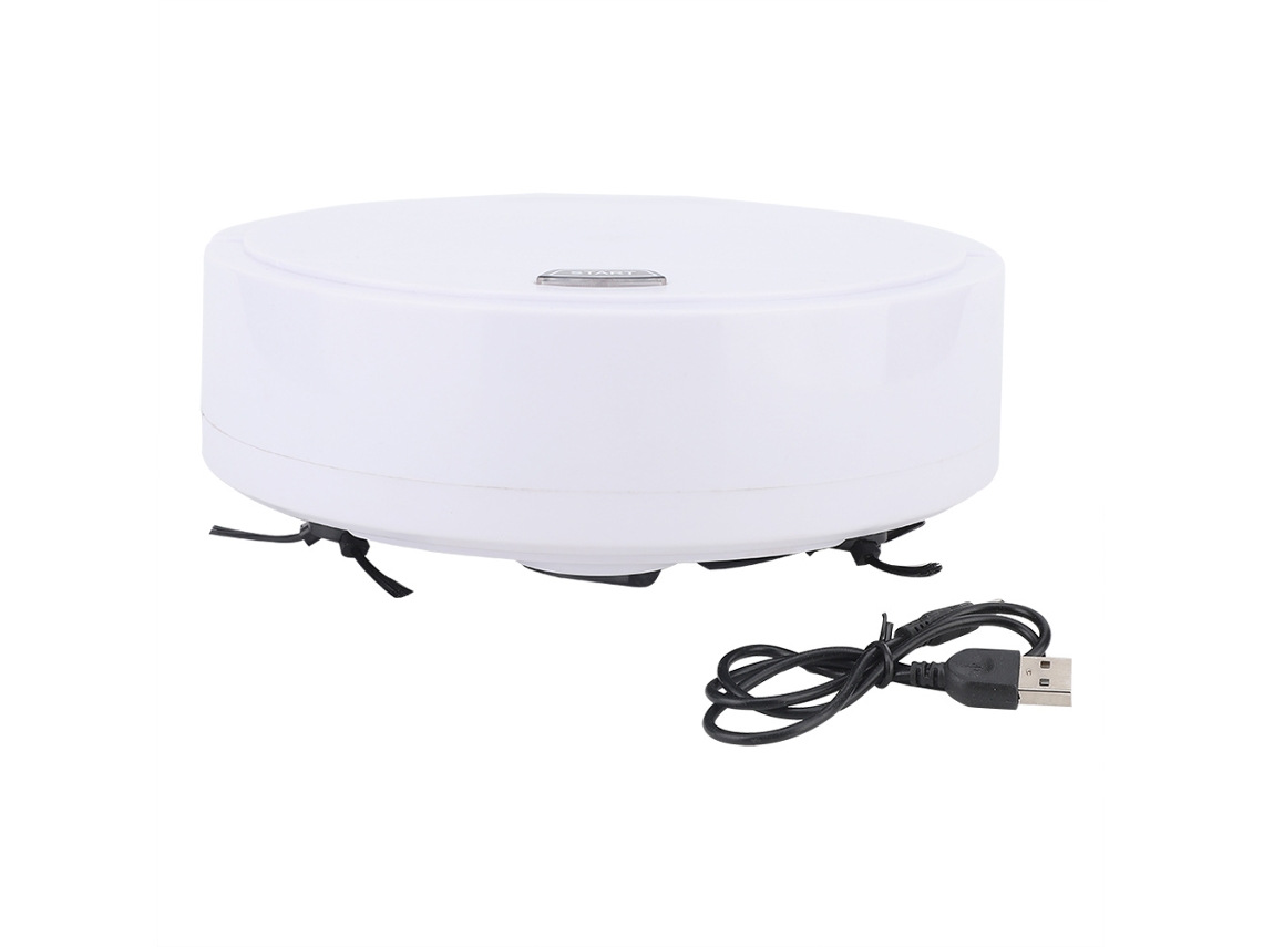 Aspirador De Pó Robô Inteligente Automático, Recarregável Por Usb, Varredor Doméstico (branco)