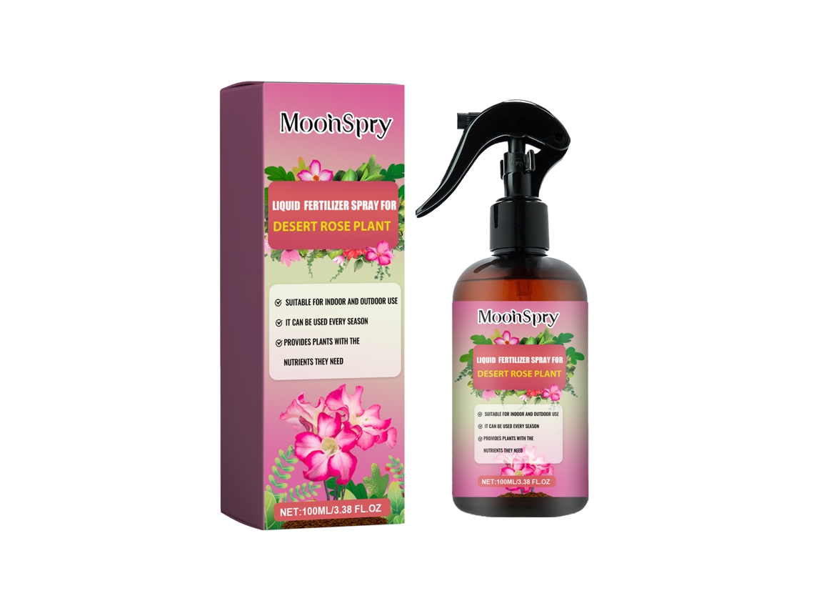 Fertilizante Spray Moonspry Rosa Deserto Nutrição
