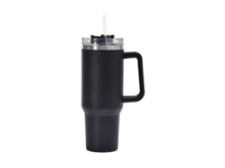 Tumbler Isolado, Aço Inoxidável, 1,13 Litro, Preto ZYBLSSBB
