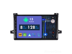 Auto Rádio Carro Bluetooth Autoradio 8GB RAM 128G ROM CarPlay Navegação GPS Ecrã Táctil RoverOne para Toyota Prius XW50 2015-2020  