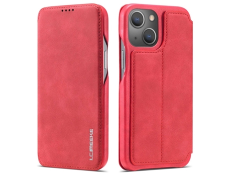Capa Digital Para Iphone 14 Plus Lc.imeeke Com Porta-cartões Vermelho