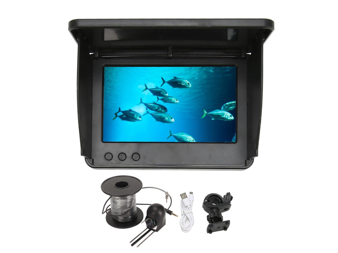 Monitor Lcd 5.0 Polegadas Câmera De Pesca Ip67