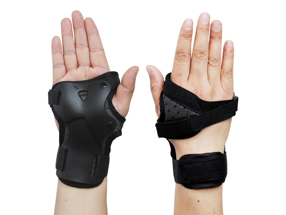 Yncm-protetor De Punho Resistente Impacto Abs+lycar Para Skate Ski