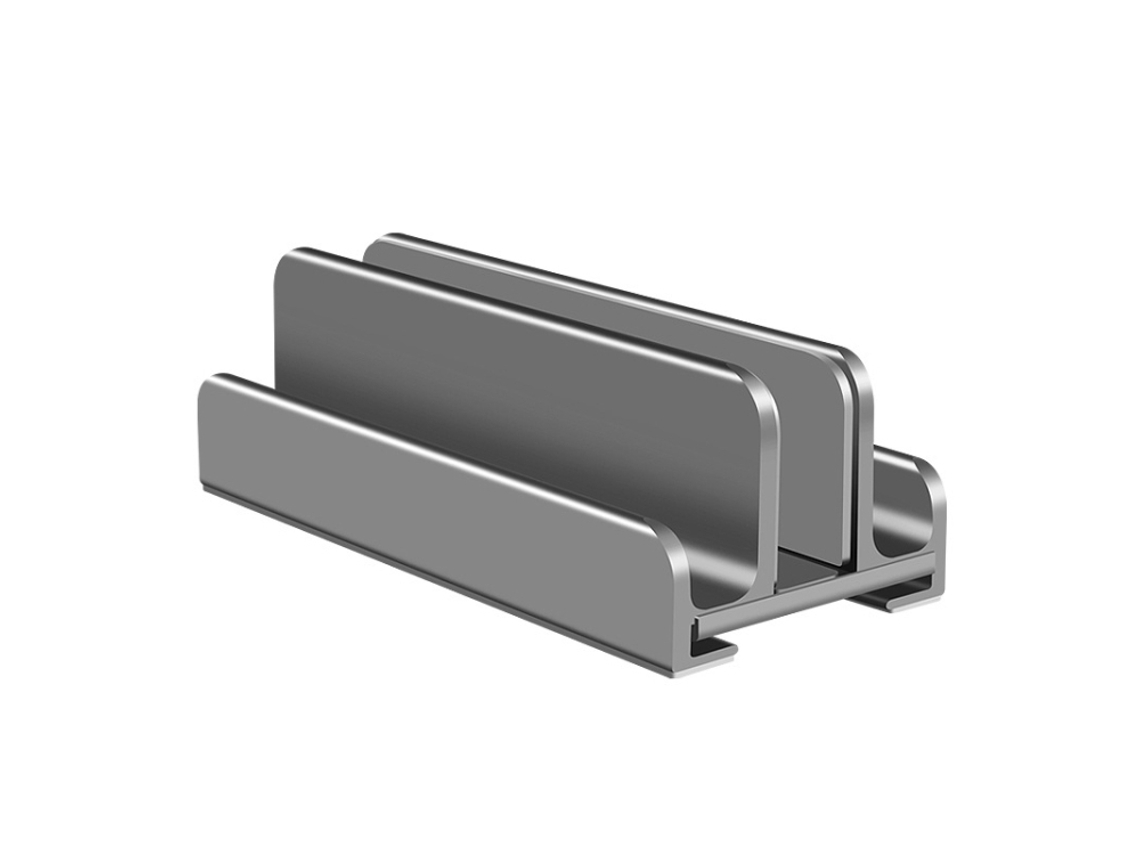 Suporte de armazenamento para laptop, tablet e telefone em liga de alumínio, 3 slots cinza XIAOMOYU | XIAOMOYU